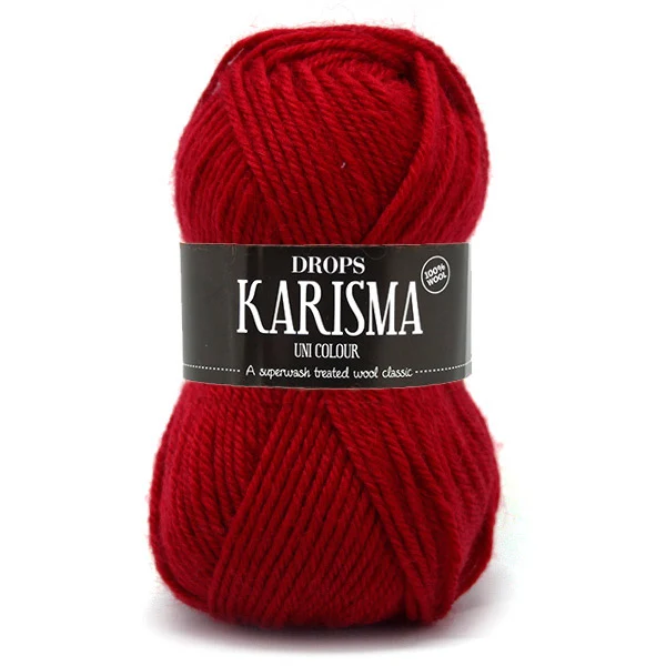 DROPS Karisma Uni Colour 048 Dunkelrot