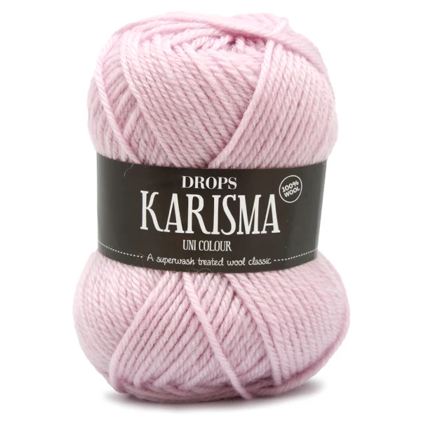 DROPS Karisma Uni Colour 066 Helles Pastellrosa