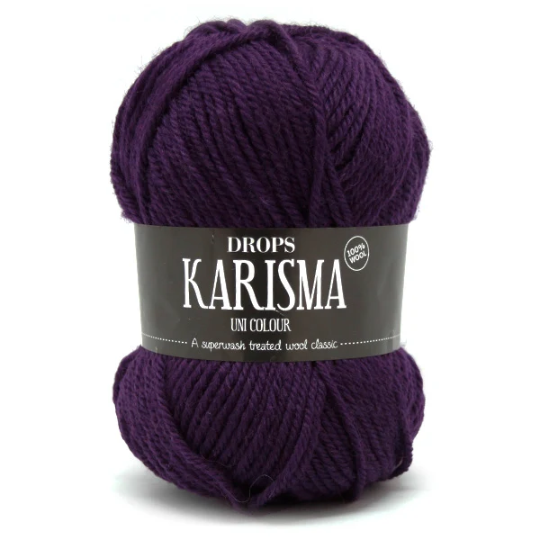 DROPS Karisma Uni Colour 076 Dunkelviolett