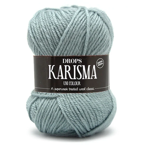DROPS Karisma Uni Colour 069 Hellgraugrün
