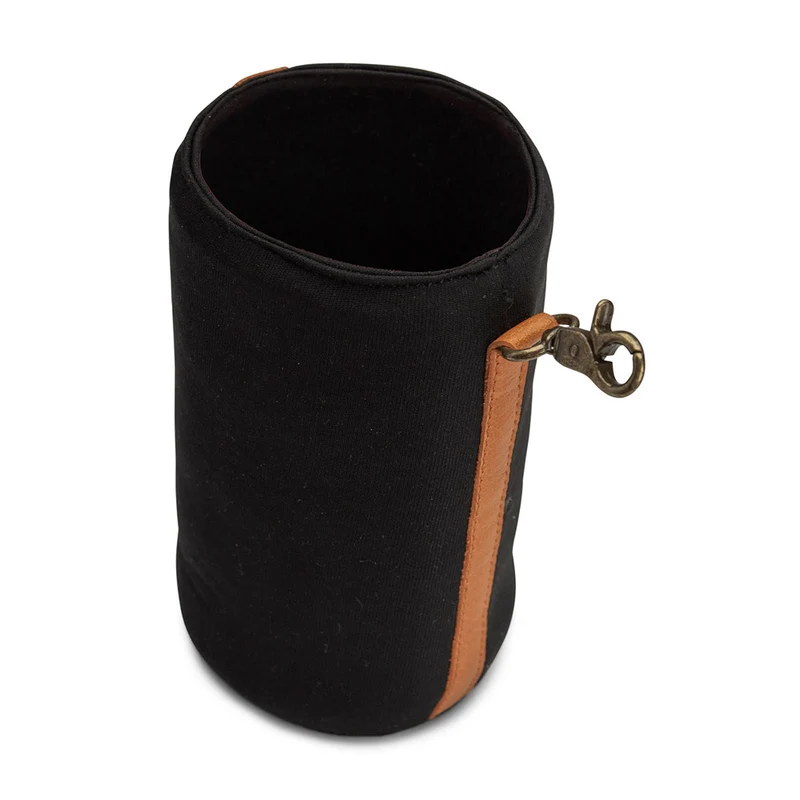 MUUD Daris – Handgefertigter Flaschenhalter aus Leder für Whisky, 18 x 10 cm
