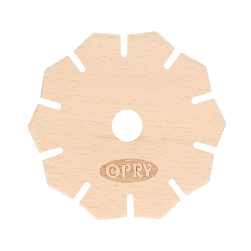 Opry Knopf-Stern aus Holz, 10 Schlitze