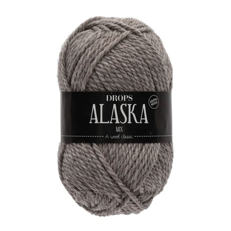 DROPS Alaska Mix 049 Aschbraun