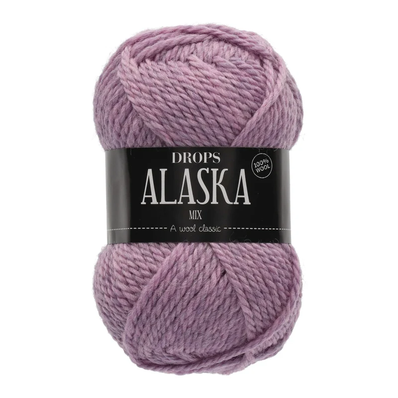 DROPS Alaska Mix 040 Lavendelrosa