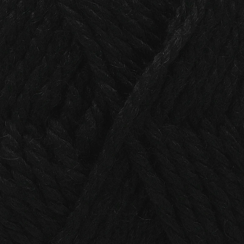 DROPS Alaska Uni Colour 006 Schwarz