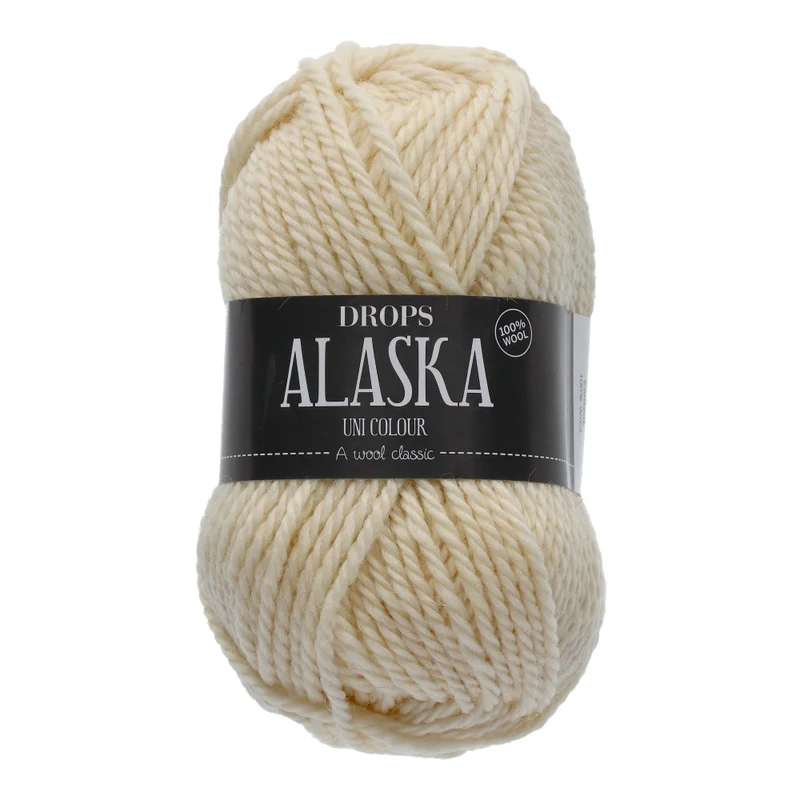 DROPS Alaska Uni Colour 002 Natur