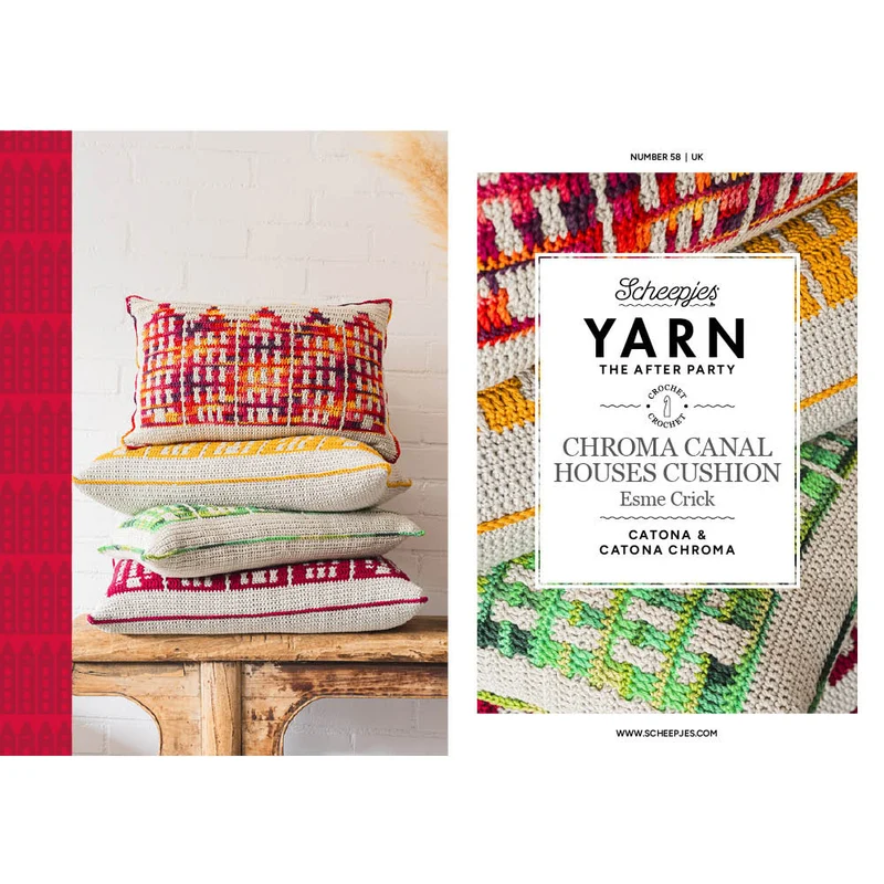 YARN The After Party Nr. 58 Chroma Canal Houses Kissen UK