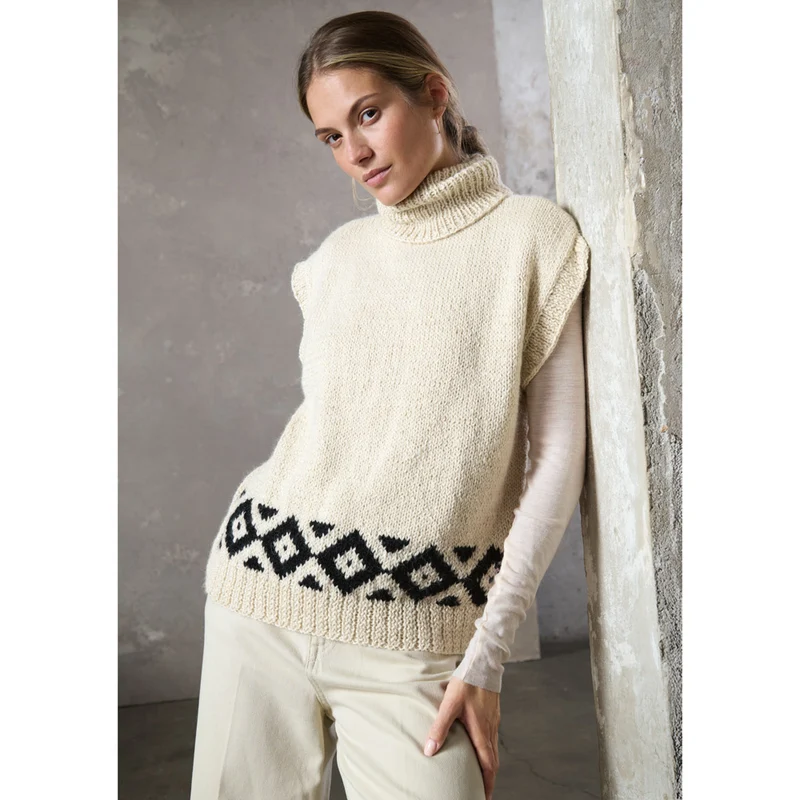 Lana Grossa Natural Lama Chunky 013 Schokoladenbraun
