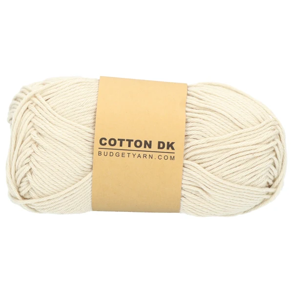 BudgetYarn Cotton DK 003 Naturweiß