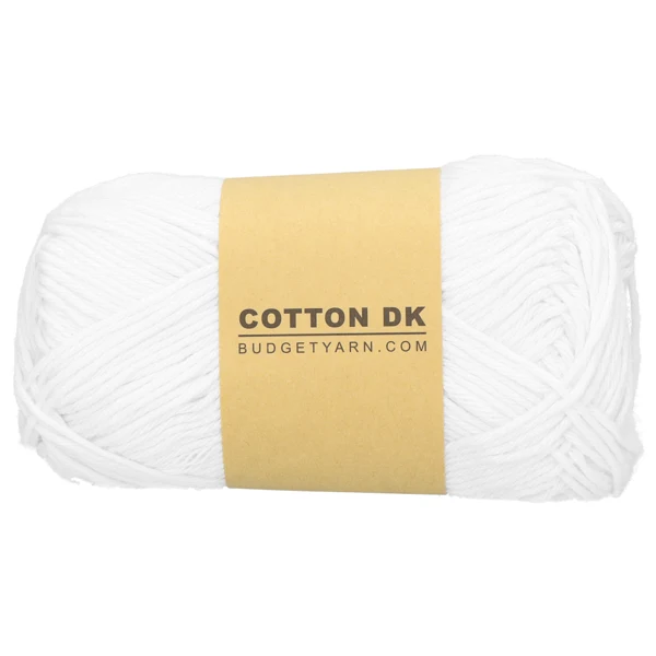 BudgetYarn Cotton DK 001 Weiß
