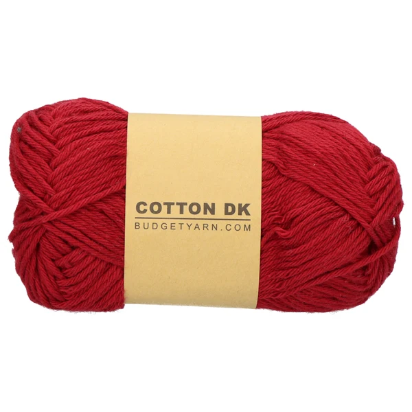 BudgetYarn Cotton DK 029 Burgunderrot