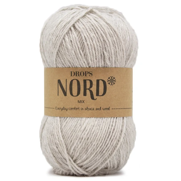 DROPS Nord Mix 03 Perlgrau