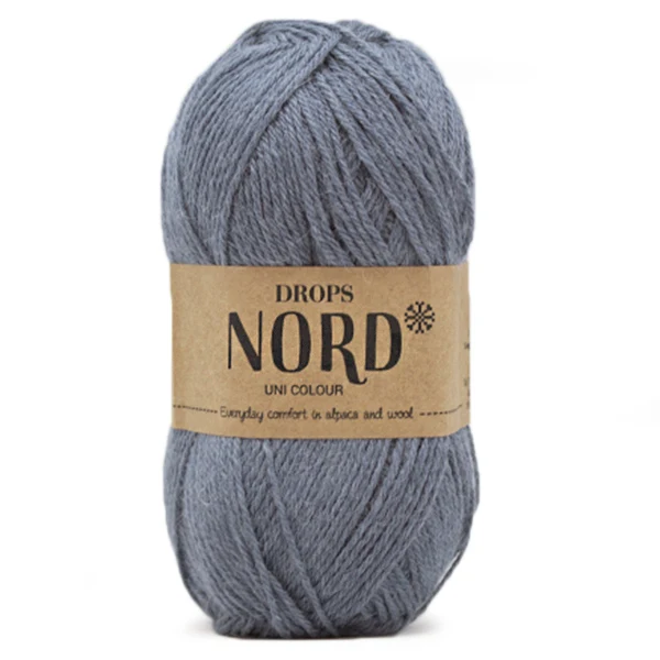DROPS Nord Uni Colour 16 Denimblau