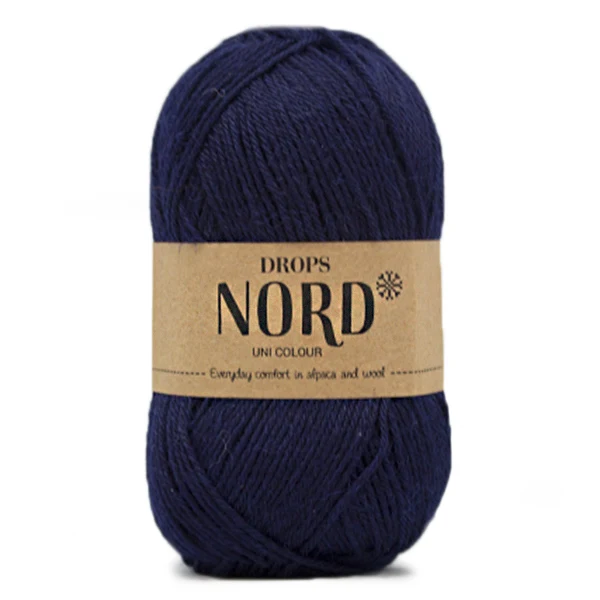 DROPS Nord Uni Colour 15 Marineblau