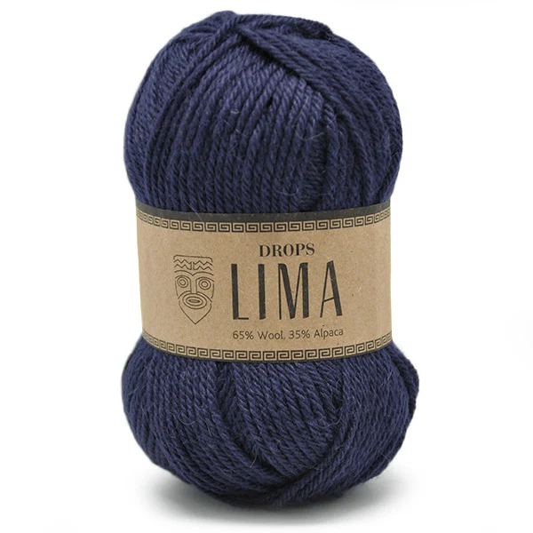 DROPS Lima Uni Colour 9016 Marineblau