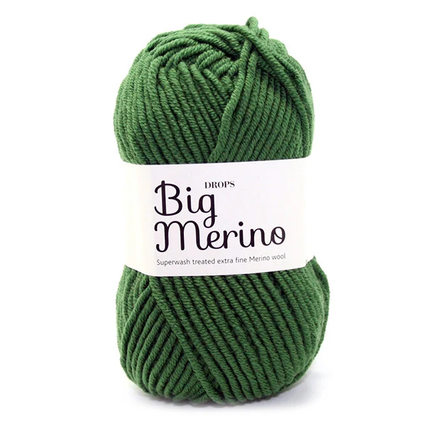 DROPS Big Merino Uni Colour 14 Waldgrün