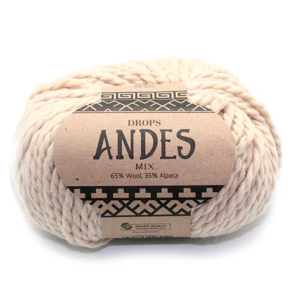 DROPS Andes Mix 0206 Hellbeige