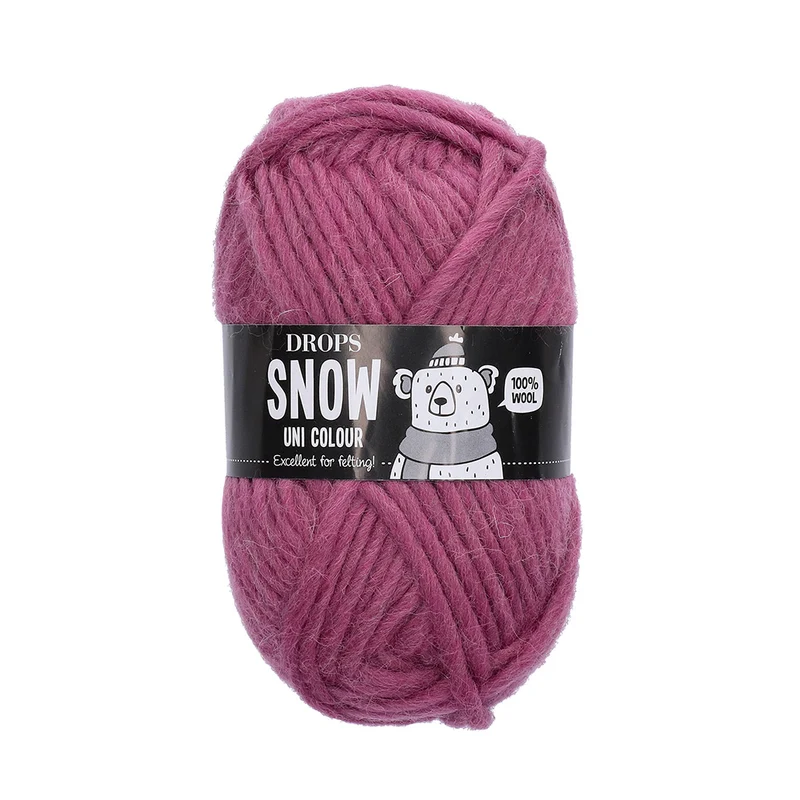 DROPS Snow Uni Colour 009 Hellweinrot
