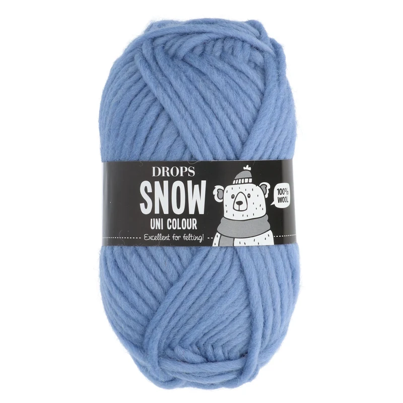 DROPS Snow Uni Colour 012 Hellblau