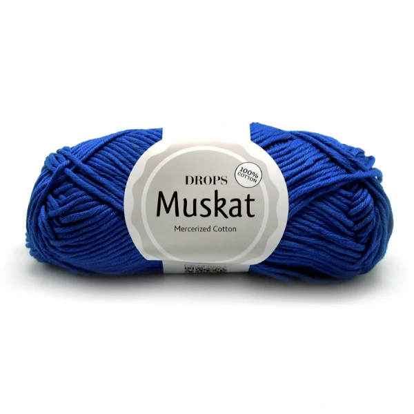 DROPS Muskat Uni Colour 15 Königsblau