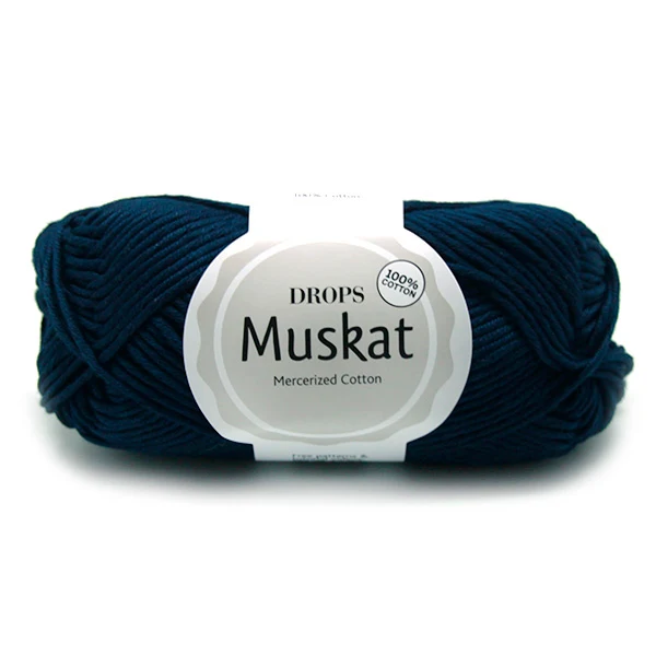 Drops Muskat Uni Colour 13 Marineblau