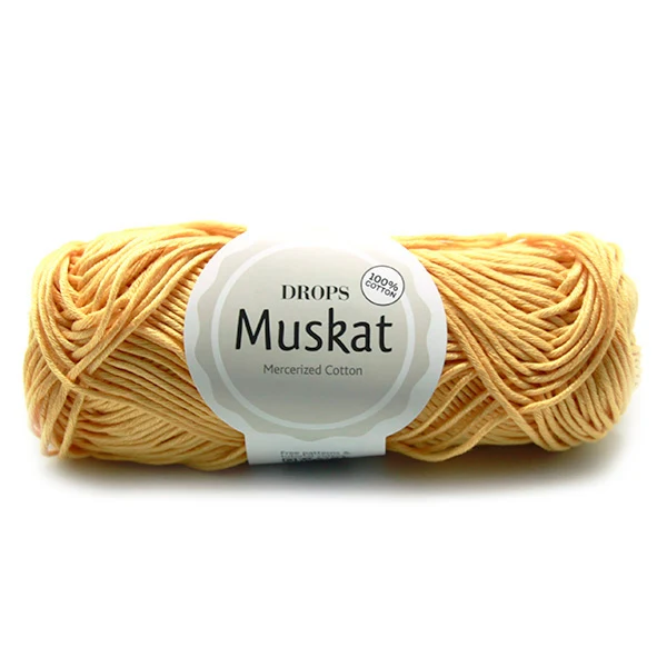 DROPS Muskat Uni Colour 30 Vanillegelb