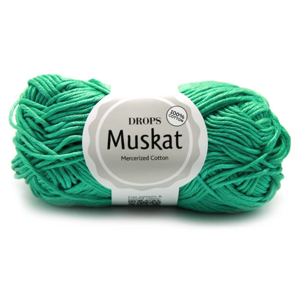 DROPS Muskat Uni Colour 03 Mintgrün