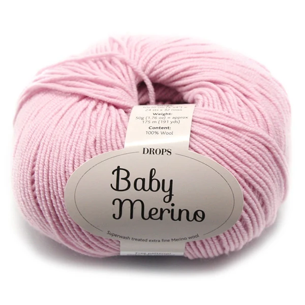 DROPS Baby Merino Uni Colour 026 Hell-Altrosa