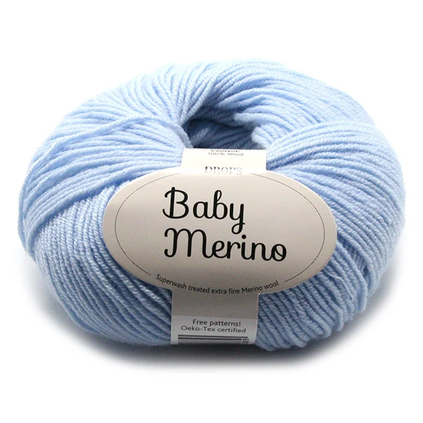 DROPS Baby Merino Uni Colour 024 Hellhimmelblau
