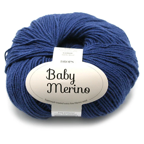 Drops Baby Merino Uni Colour 030 Blau