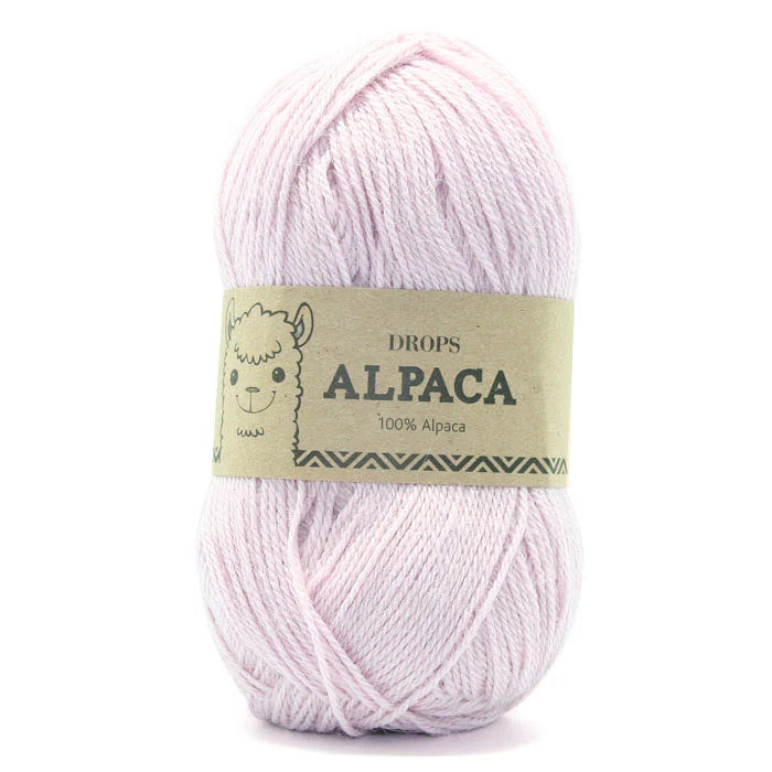Drops Alpaka Uni Colour 3112 Zartes Rosa