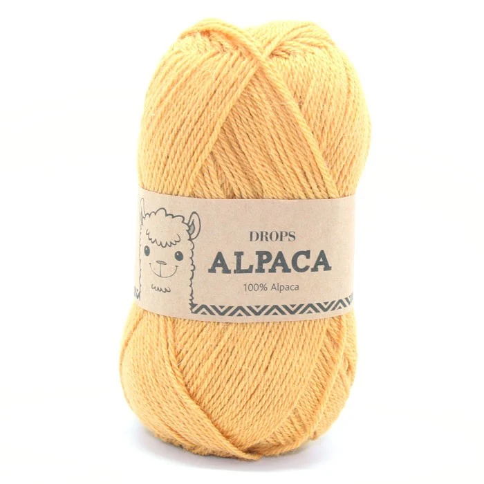 DROPS Alpaka Uni Colour 2923 Ocker