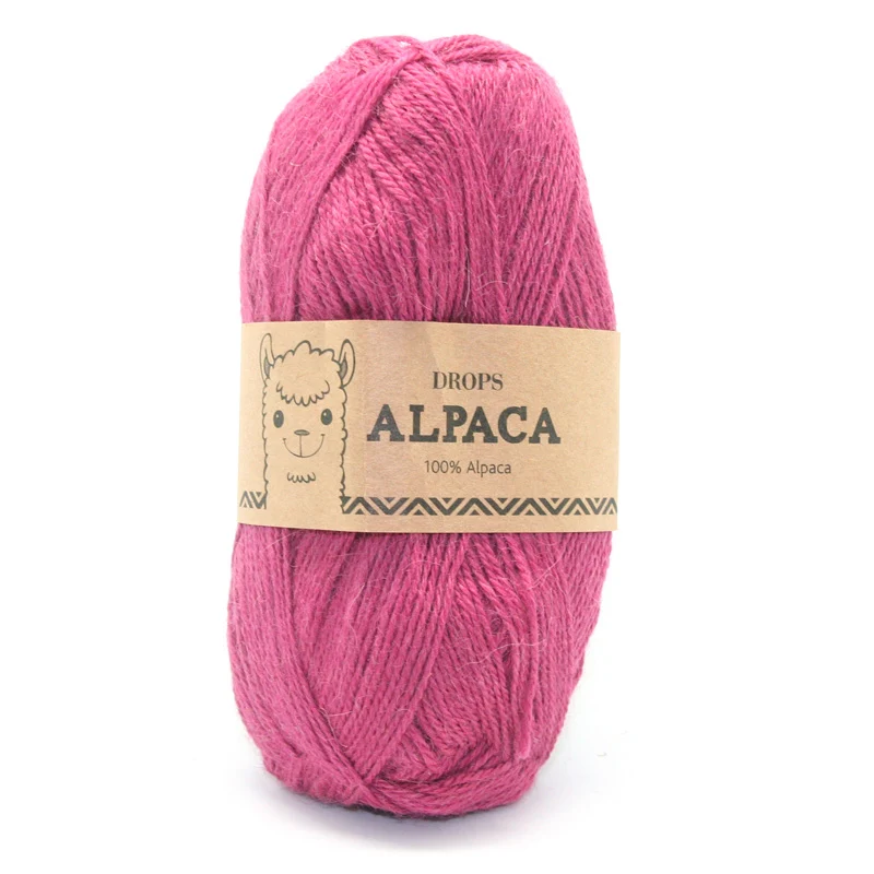 DROPS Alpaka Uni Colour 3770 Himbeerrot