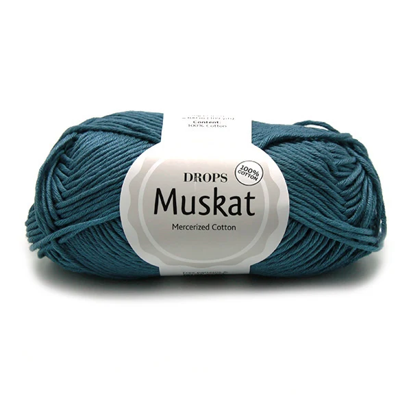 DROPS Muskat Uni Colour 36 Denimblau