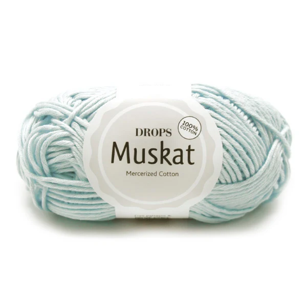 Drops Muskat Uni Colour 60 Hellblau