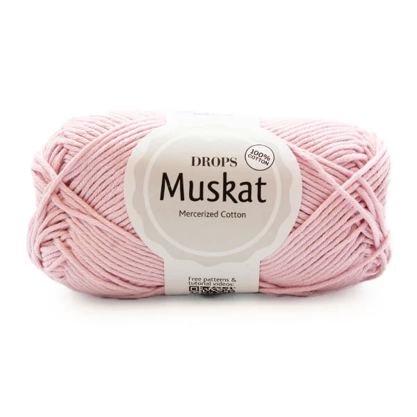 DROPS Muskat Uni Colour 05 Puderrosa