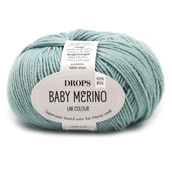 DROPS Baby Merino Uni Colour 043 Hellmeeresgrün