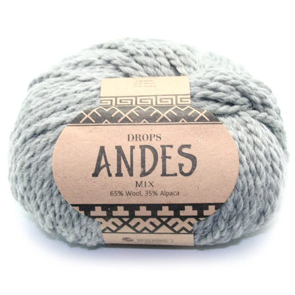 Drops Andes Mix 9015 Grau