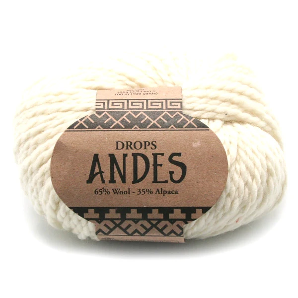 DROPS Andes Uni Colour 0100 Natur