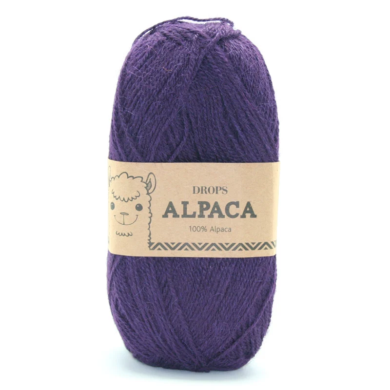DROPS Alpaka Uni Colour 4400 Aubergine