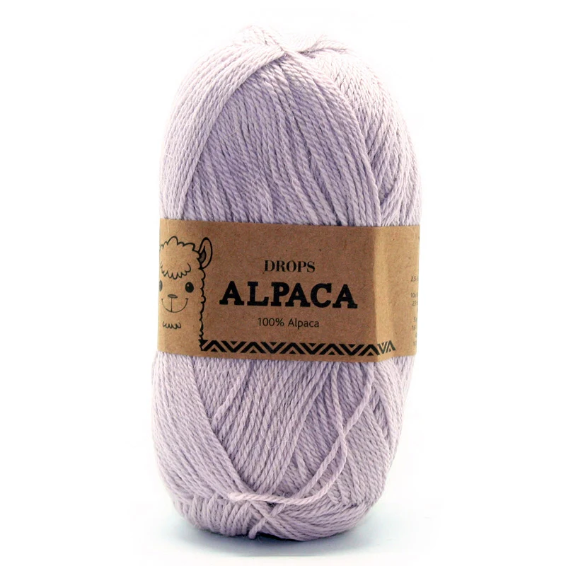 DROPS Alpaka Uni Colour 4010 Hell-Lavendel