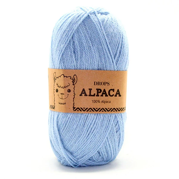 DROPS Alpaka Uni Colour 6205 Hellblau