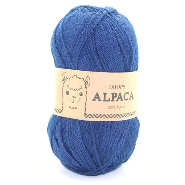 DROPS Alpaka Uni Colour 5575 Marineblau