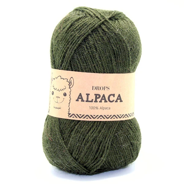 DROPS Alpaka Uni Colour 7895 Dunkelgrün