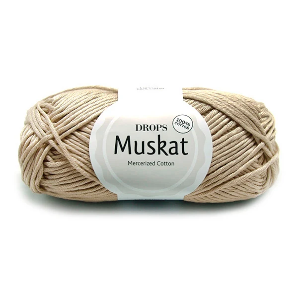 DROPS Muskat Uni Colour 61 Hellbeige