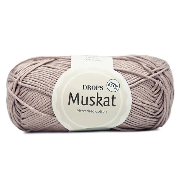 DROPS Muskat Uni Colour 82 Silberne Orchidee