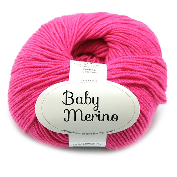 DROPS Baby Merino Uni Colour 008 Fuchsia