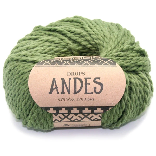 DROPS Andes Uni Colour 7820 Grün