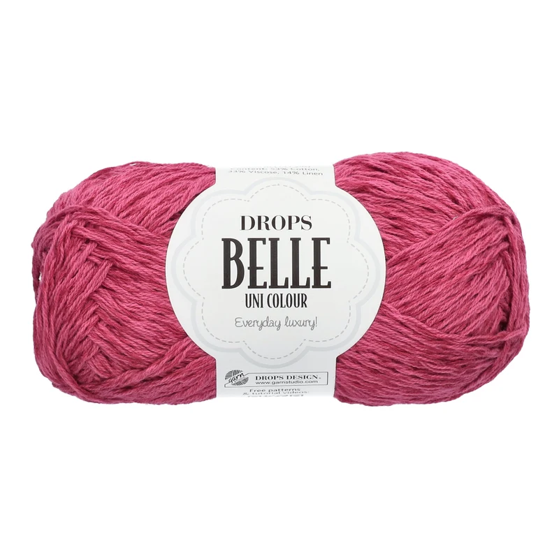 DROPS Belle Uni Colour 12 Kirsche