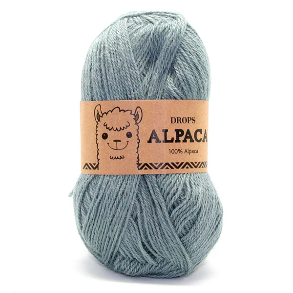 DROPS Alpaka Uni Colour 7139 Mineralblau